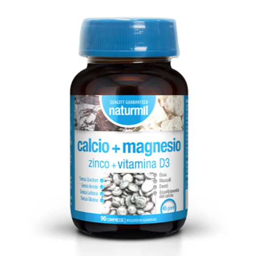 Naturmil Calcio + Magnesio + Zinco + Vitamin D, 90 tablets