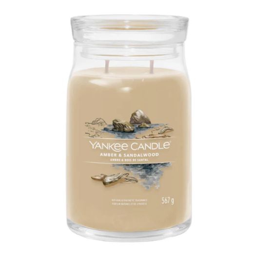 Yankee Amber & Sandalwood Candle, 567g