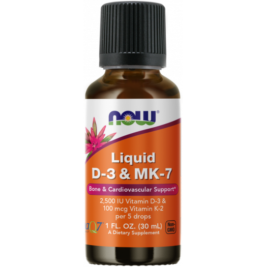 Now Liquid D3 & Mk-7, 30ml