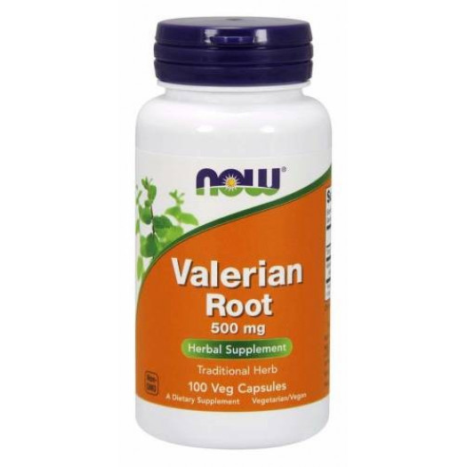 Now VALERIAN ROOT 500mg, 100 VEG CAPSULES