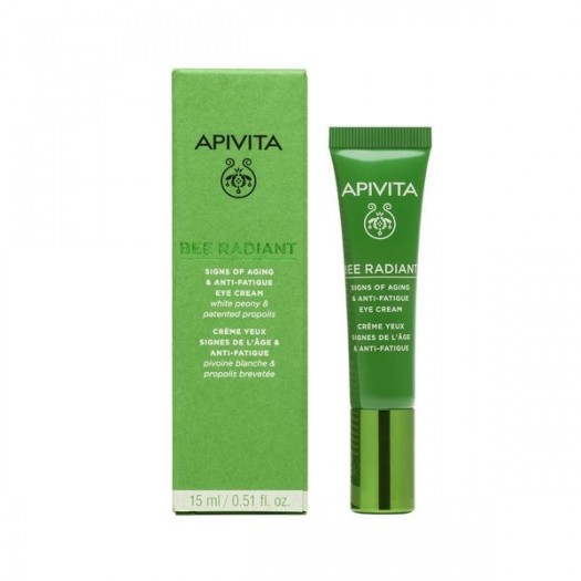 Apivita Bee Radiant Peony Eye Cream, 15ml 