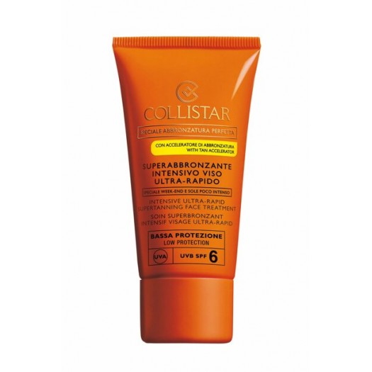 Collistar Sun Supertanning Face Treatment Intensive Ultra-rapid Spf 6, 50 ml