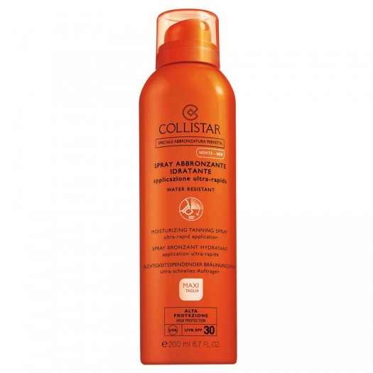 Collistar Sun Moisturizing Tanning Spray Ultra Rapid SPF 30, 200ml