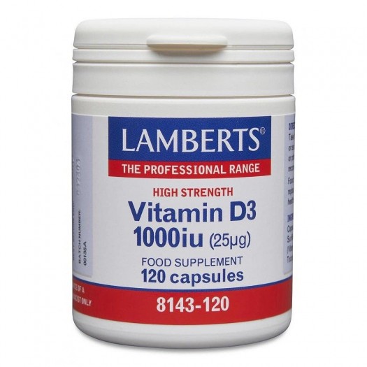 Lamberts Vitamin D3 1000 IU, 120 Capsules