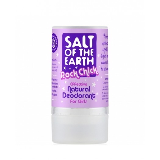 Salt of the Earth Natural Crystal Deo Rock Chick For Kids, 90g