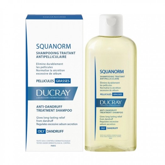 Ducray Squanorm Anti-dandruff Treatment Shampoo Oily Dandruff, 200ml