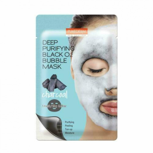 Purederm Deep Purifying Black Bubble Mask Charcoal