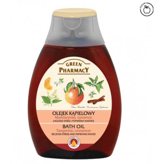 Green Pharmacy Bath Oil Tangerine, Cinnamon, 250ml