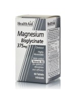 Health Aid Magnesium Bisglycinate 375mg, 60tabs