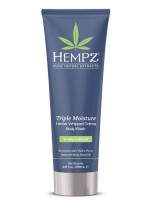 Hempz Triple Moisture Herbal Whipped Creme Body Wash, 250ml