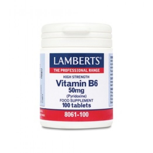 Lamberts Vitamin B6 50mg, 100pcs