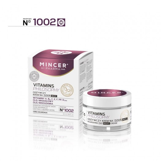 Mincer 1002 Nourishing Face Cream Vitamins, 50ml