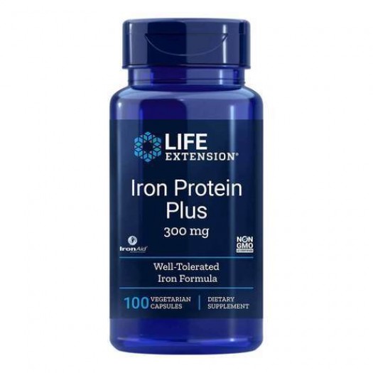 Life Extension Iron Protein Plus - 100 Caps