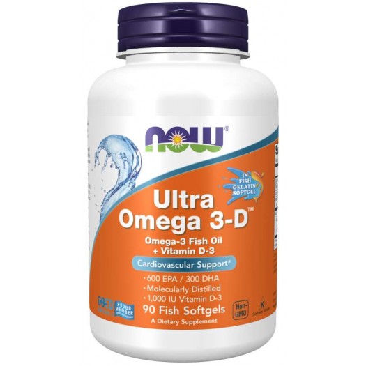 Now Ultra Omega 3d, 90pcs