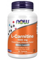 Now L-Carnitine 1000 mg, 50 Tablets