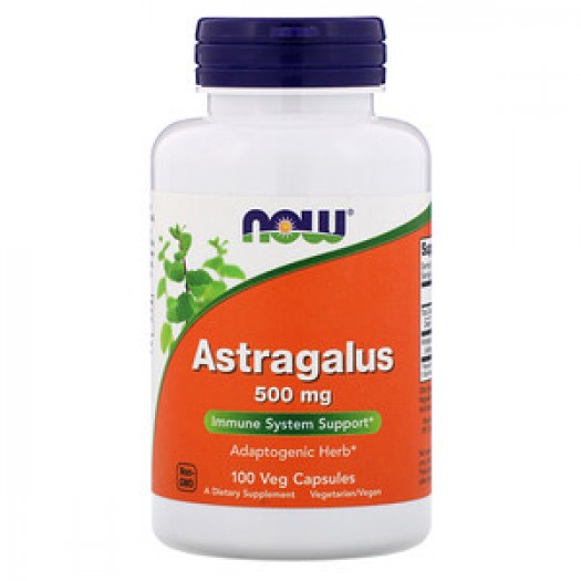 Now Astragalus 500 mg, 100 Capsules