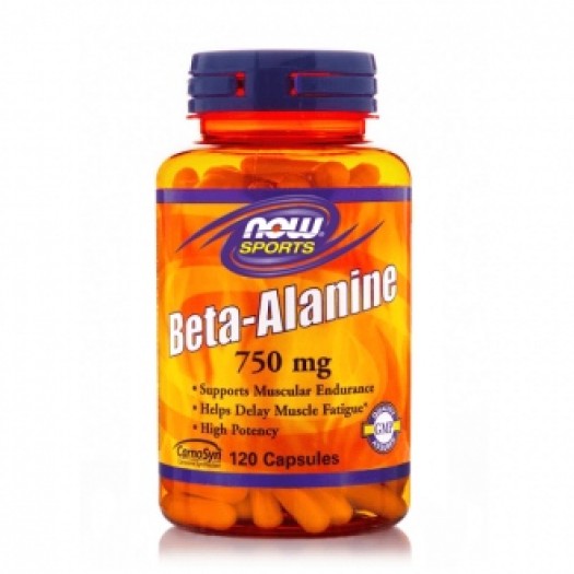 Now Beta Alanine 750 mg, 120 Capsules