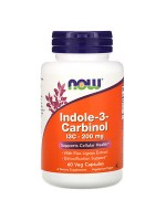 Now Indole-3-Carbinol 200 mg, 60 Vegetable Capsules