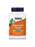 Now Magnesium Citrate 200 mg, 100 Vegetable Tablets