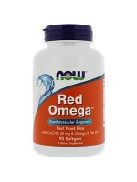 Now Red Omega Red Yeast Rice with CoQ10 30 mg, 90 Softgels