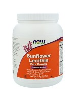 Now Sunflower Lecithin Pure Powder, 1 lb (454 g)