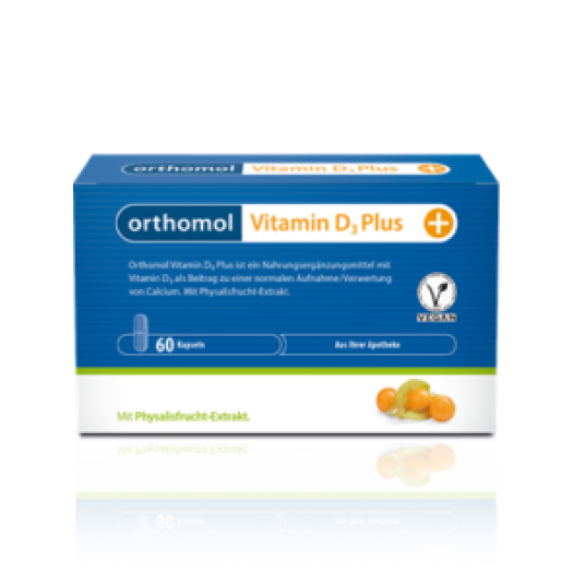 Orthomol Vitamin D3 Plus, 60 Capsules