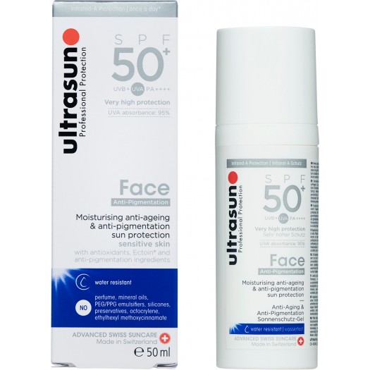 The Ultrasun Face Anti-Ageing & Anti Pigmentation Sun Protection SPF 50+, 50 ml