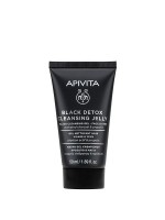 Apivita Cleansing Black Detox Mini Jelly Black Gel With Propolis for Face and Eyes, 50ml